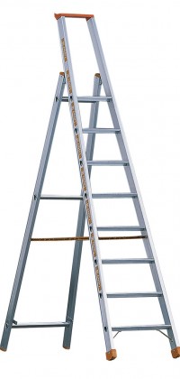 Stufenstehleiter TOPIC 1044 einseitig begehbar